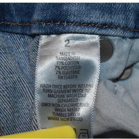 Aeropostale High Rise Curvy Jegging Women's 2 Distressed Ripped Denim Jeans Blue - Picture 7 of 9